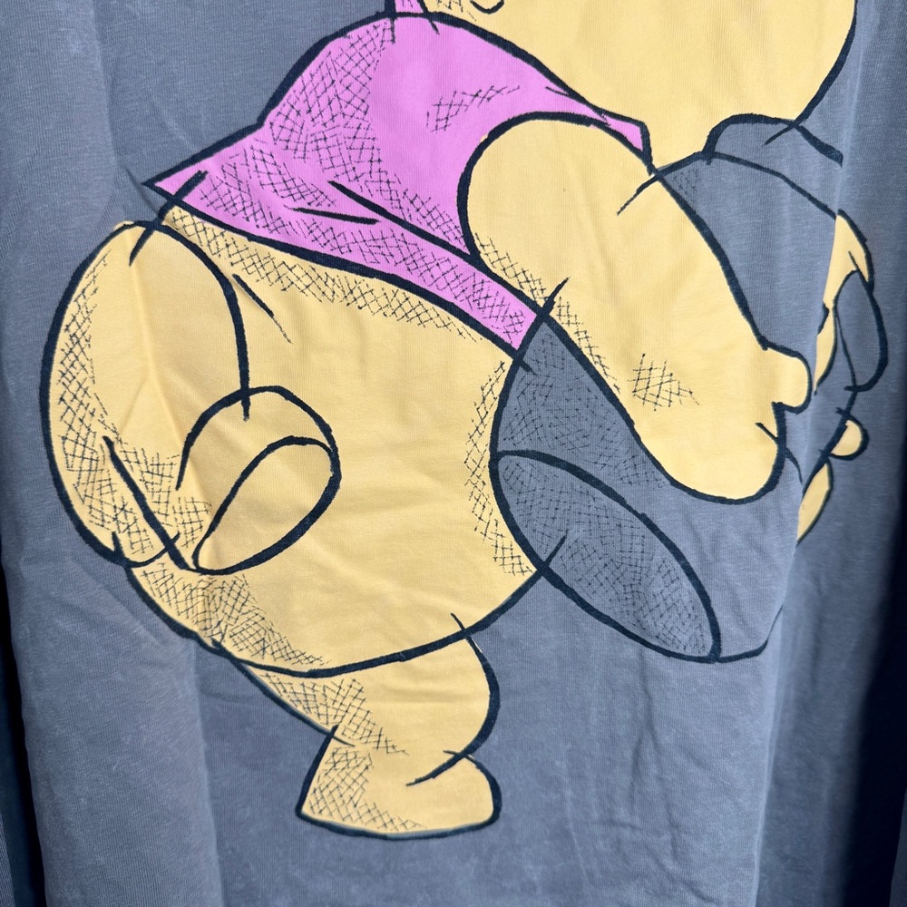 NWT. Primark Disney gray Winnie the Pooh t-shirt 2X - Picture 14 of 15